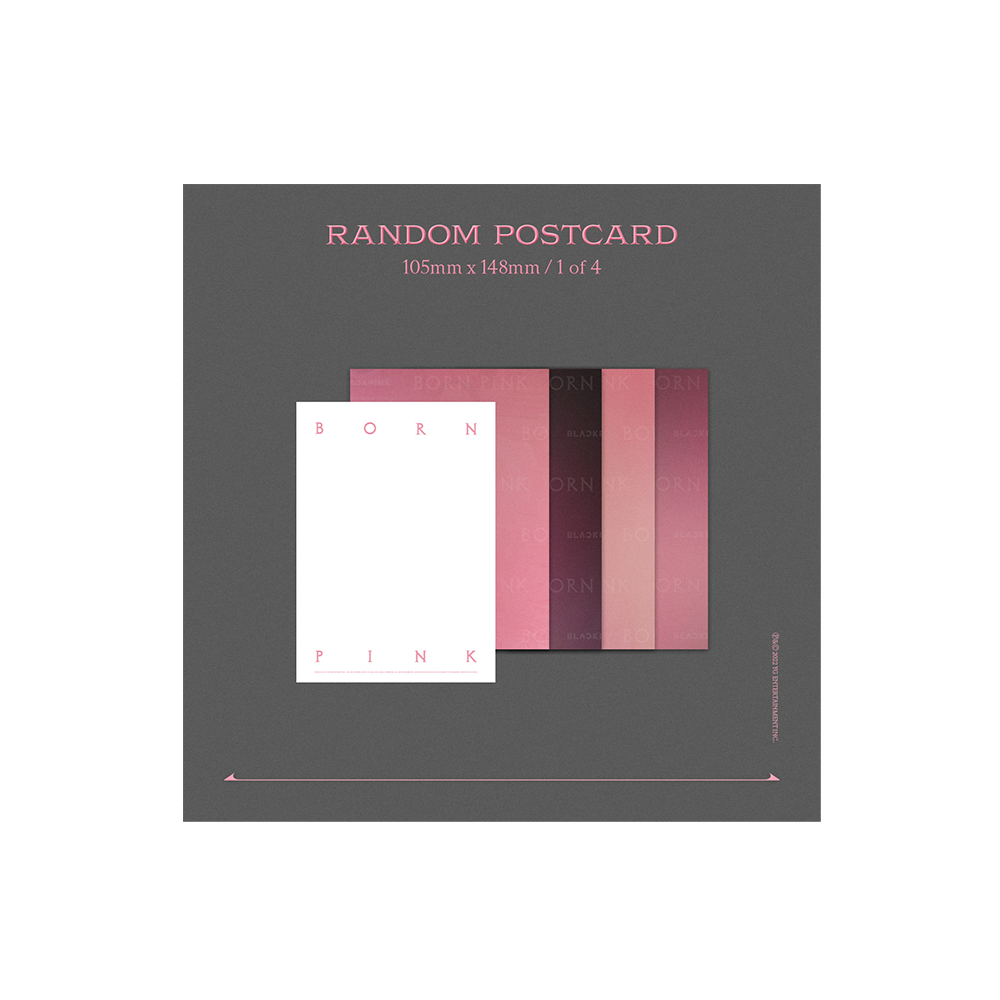 BLACK PINK BORN PINK BOX SET 4人全員のサイン入り Blackpink - Born BLACK PINK BORN PINK BOX SET 4人全員のサイン入り Blackpink - Born