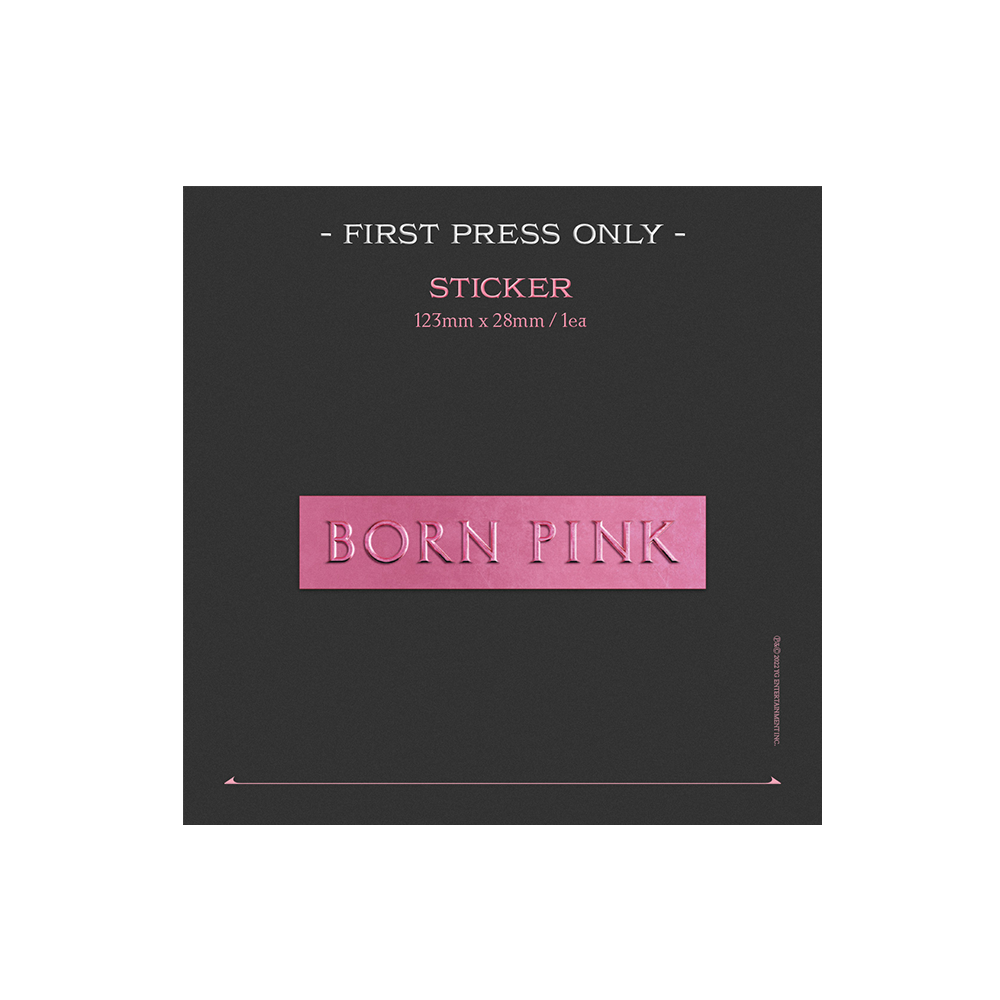 BLACK PINK BORN PINK BOX SET 4人全員のサイン入り BORN PINK Exclusive Box Set - Pink Version - Interscope Records