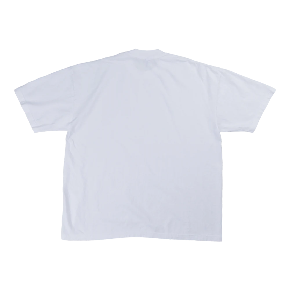 White Smiley T-Shirt Back