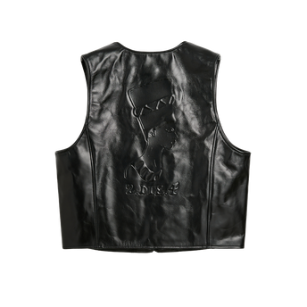 2Pac x Denim Tears x Our Legacy Leather Vest Back