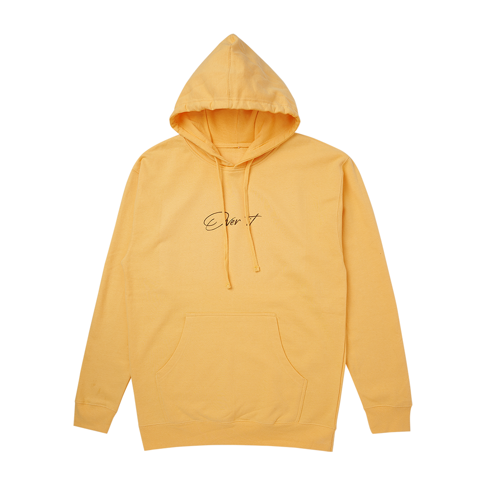 Over It Hoodie (Yellow) Front